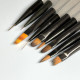Набір пензлів для дизайну нігтів Global Fashion, 9 шт.