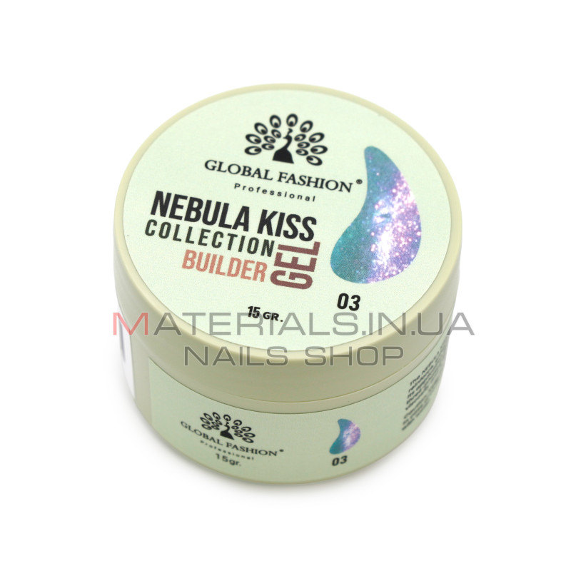 Гель для моделювання нігтів 15 гр, Nebula Kiss Builder Gel 03
