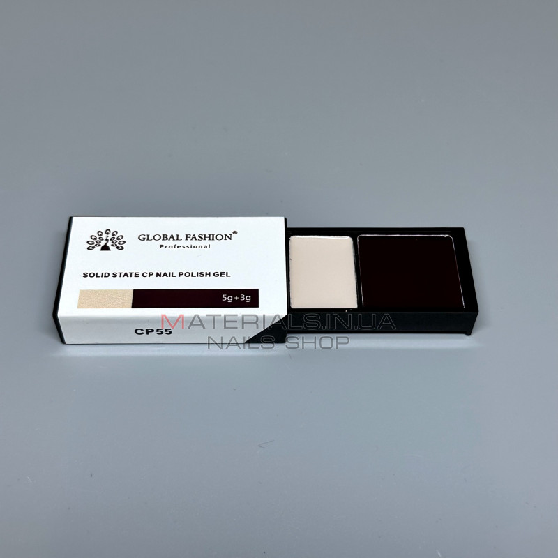 Твердий гель лак solid state CP nail polish gel (5г+3г), CP55 Твердий гель лак solid state CP nail polish gel (5г+3г), CP55