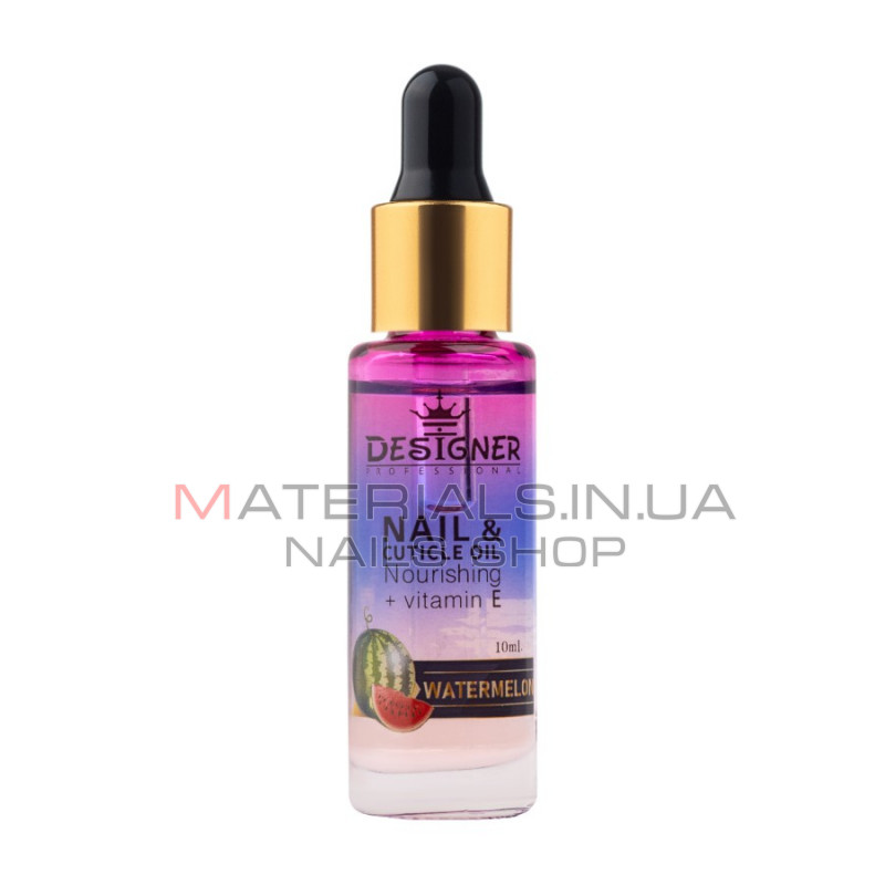 Олія для кутикули 10 мл. (Кавун №10) - Nail&Cuticle oil від Дизайнер