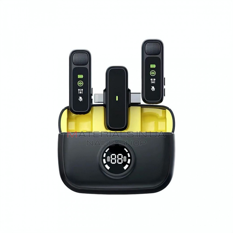Беспроводной микрофон для телефона USB C+Lightning — Wiwu Wi-WM003 Беспроводной микрофон для телефона USB C+Lightning — Wiwu Wi-WM003