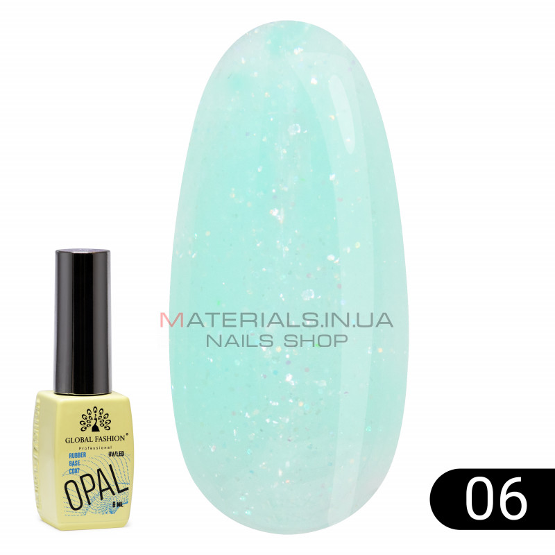 Каучукова база Opal Global Fashion 8 мл, 06 Каучукова база Opal Global Fashion 8 мл, 06