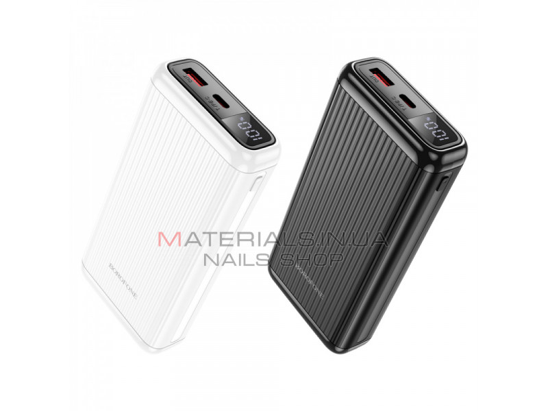 Power Bank 20000 mAh — Borofone BJ42A 22.5W+PD20W — White