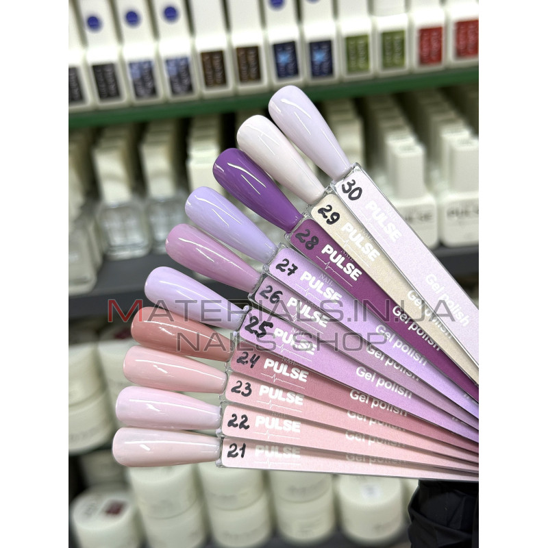 Гель-лак NAIL PULSE Gel Polish №21, 8 мл кремово-рожевий