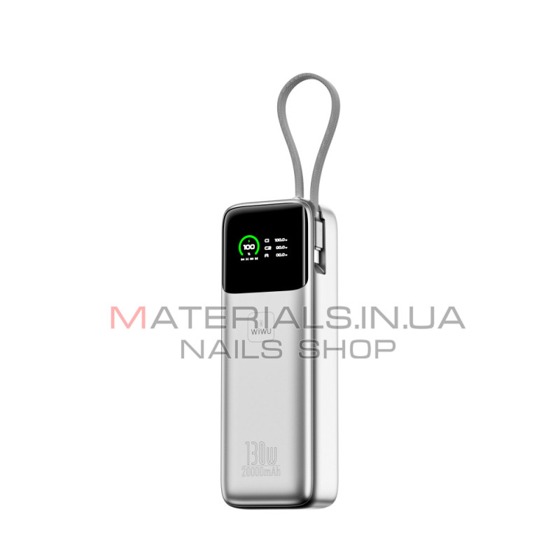 Power Bank WiWU PM301, 20000 мА·год, 130 Вт