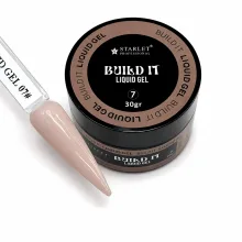 Гель для наращивания и укрепления ногтей Build It Liquid Gel Starlet Professional №07, 30г