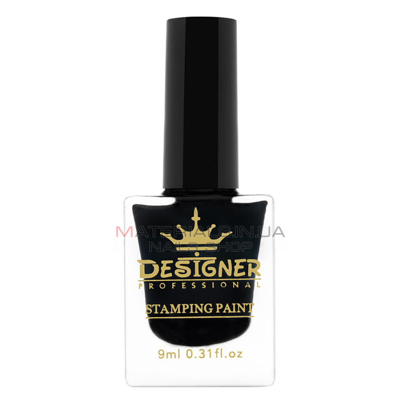 Stamping Paint Лак-фарба для стемпінгу Designer Professional, 9 мл. №01