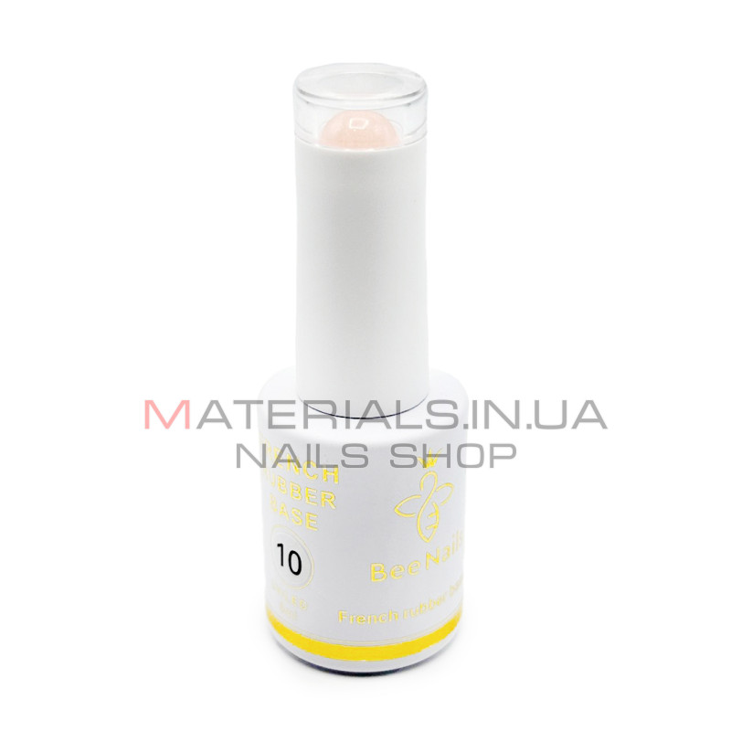 French Rubber base Hema free 10 Bee Nails, 8 ml