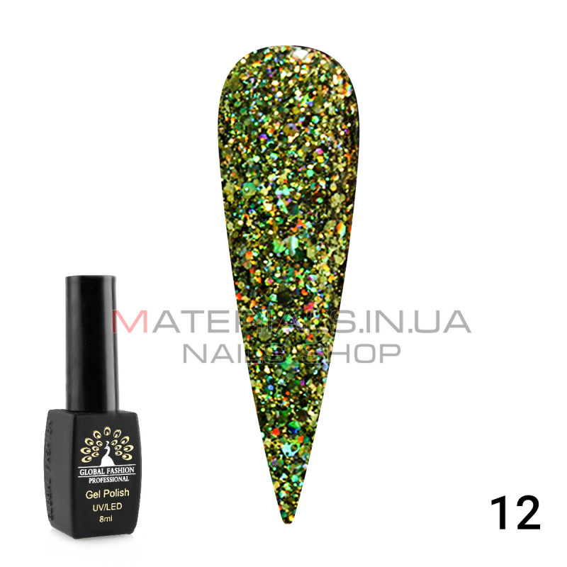 Гель лак Diamond Ball Global Fashion 8 мл, 012