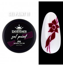 Gel Paint (no wipe) Гель-краска (без липкого слоя) Designer Professional, 5мл. №11