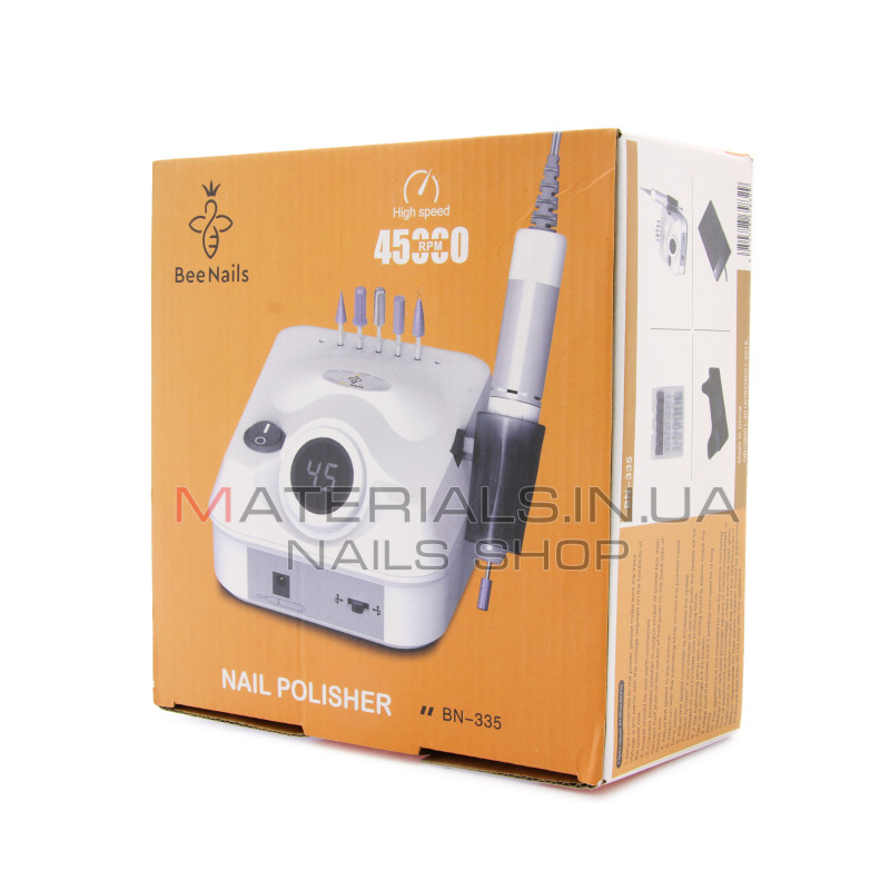 Аппарат для маникюра и педикюра BN - 335  Bee Nails, 45000 оборотов 65w, black