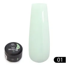 Гель для моделирования ногтей 15 гр, Color Builder Gel 01-Mint