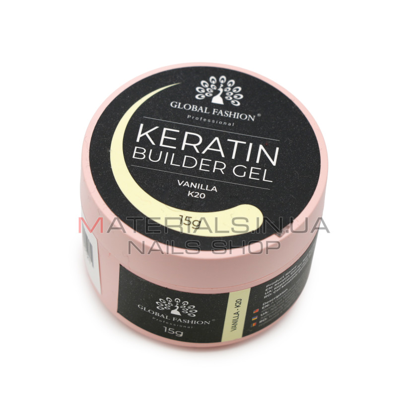 KERATIN BUILDER GEL, Global Fashion, 15 g, K20