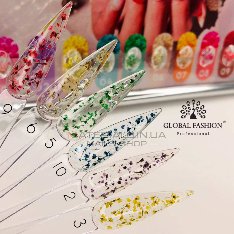 Гель із сухоцвітами 5 гр, Flower Gel 06 Гель із сухоцвітами 5 гр, Flower Gel 06
