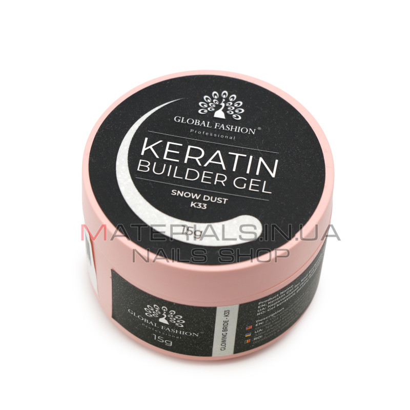 KERATIN BUILDER GEL, Global Fashion, 15 g, K33