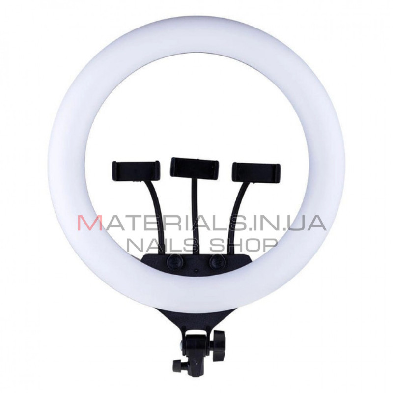 Кільцева LED-лампа MJ-45, RGB, 45 см, 18″, 416 світлодіодів, 64 RGB, пульт ДК, 3 Holders