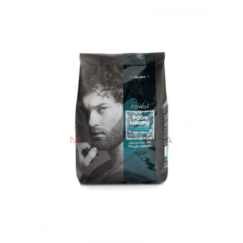 Горячий пленочный воск в гранулах Italwax мужской Pour Homme Barber Edition (для лица), 500 г. Горячий пленочный воск в гранулах Italwax мужской Pour Homme Barber Edition (для лица), 500 г.
