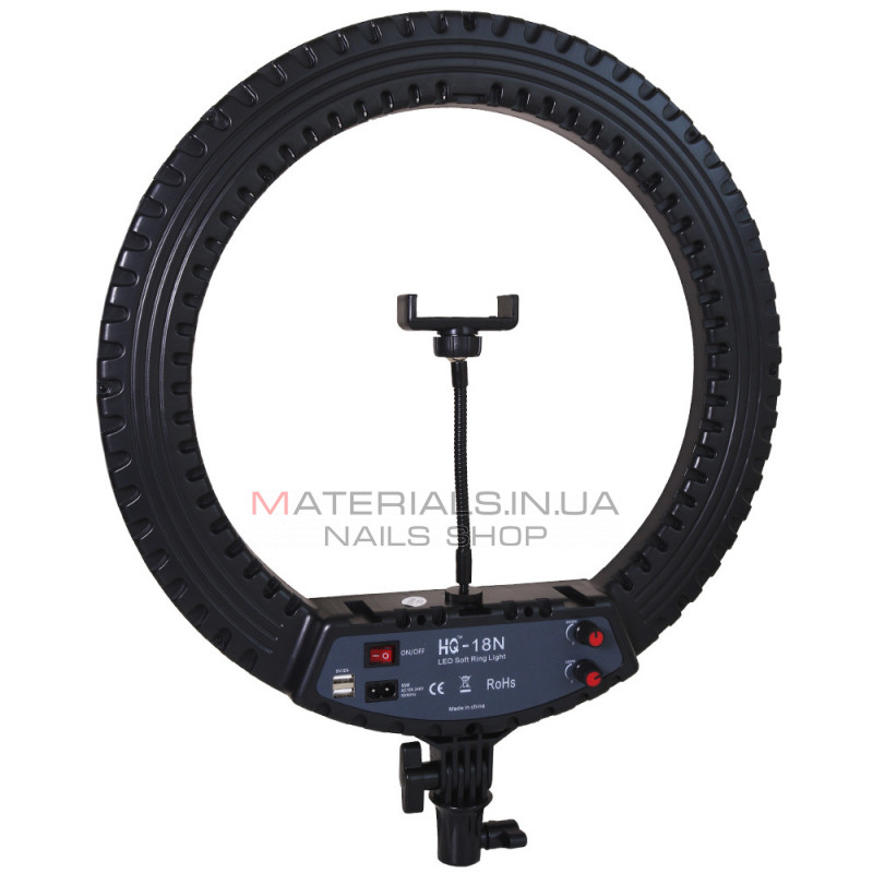 Лампа Кольцевая LED 46 cm 18" 55W HQ-18N Лампа Кольцевая LED 46 cm 18" 55W HQ-18N