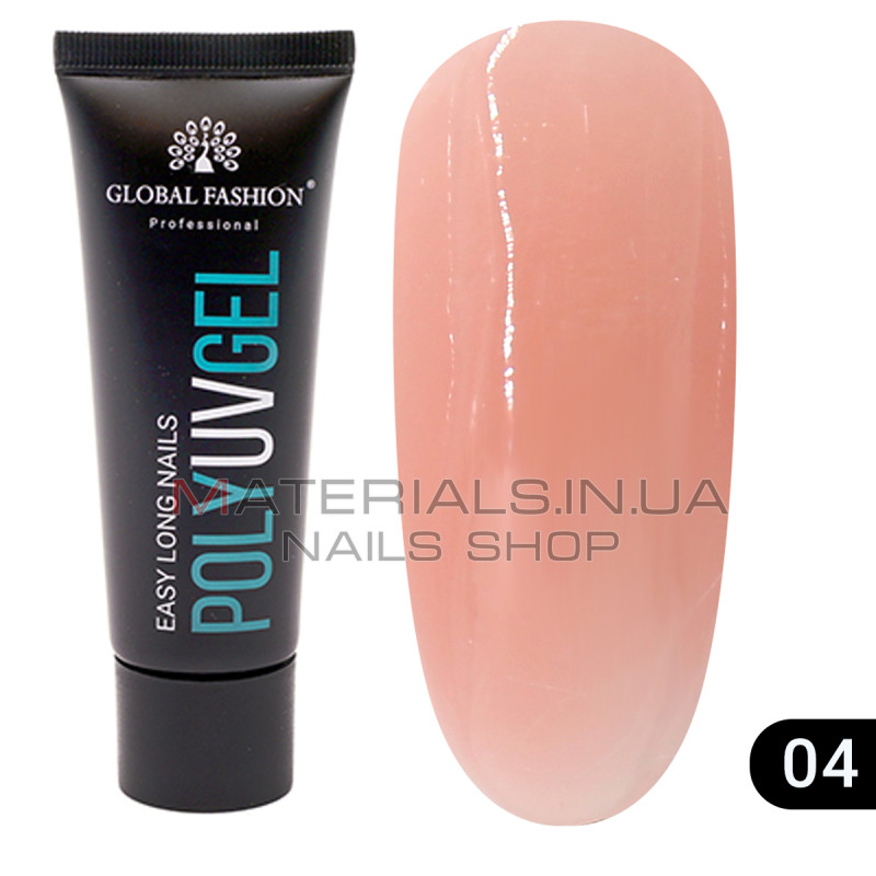 Полі UV гель (Полігель) Global Fashion 30 г 04