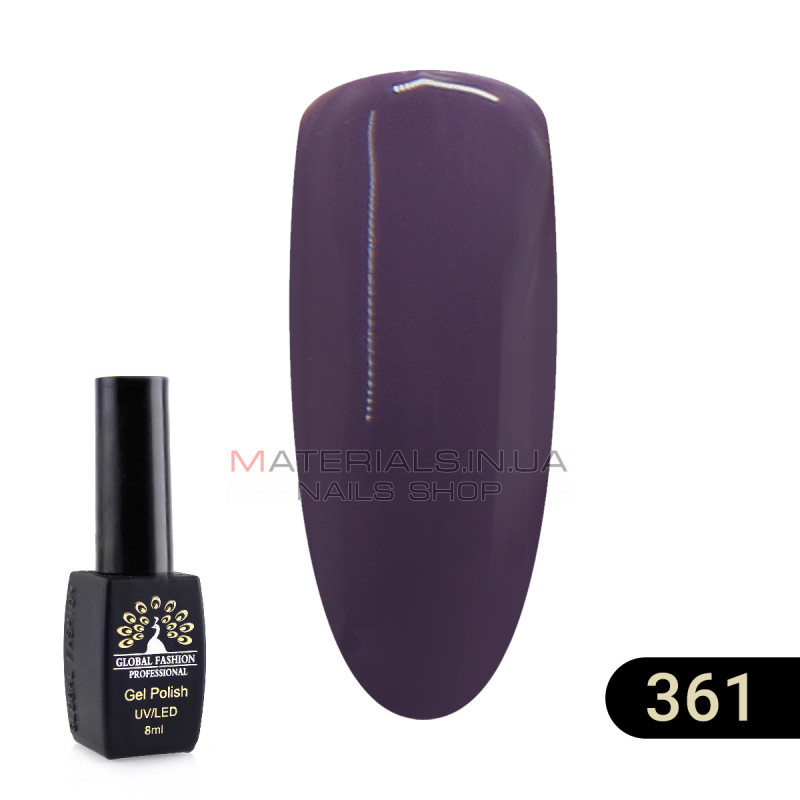 Гель лак BLACK ELITE 361, Global Fashion 8 мл Гель лак BLACK ELITE 361, Global Fashion 8 мл