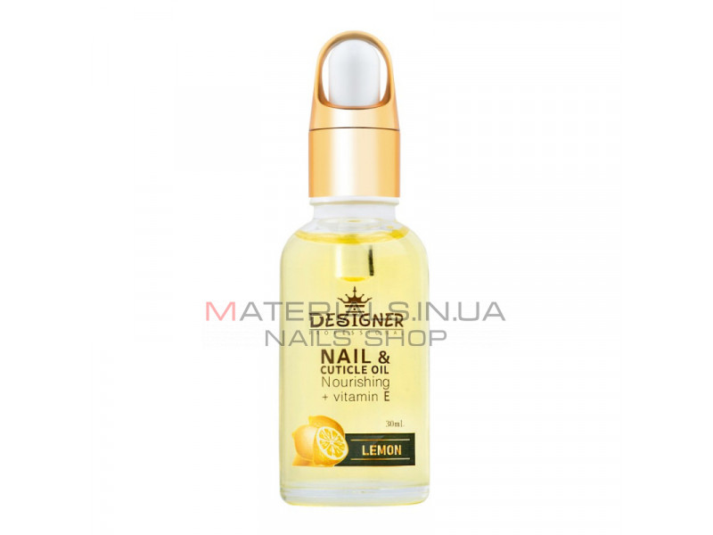 Олія для кутикули 30 мл. (Лимон №6) - Nail&Cuticle oil від Дизайнер