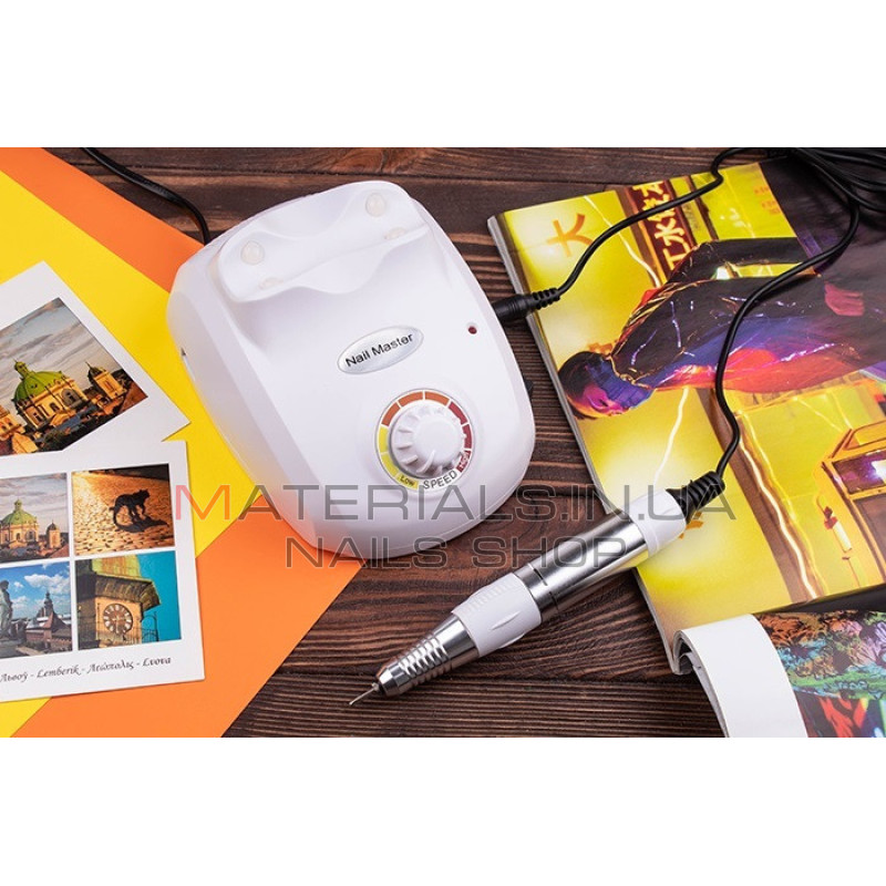 Фрезер для манікюру Nail Drill ZS-603 PRO (DM-208) White, 45 Ватт, 35000 об/хв
