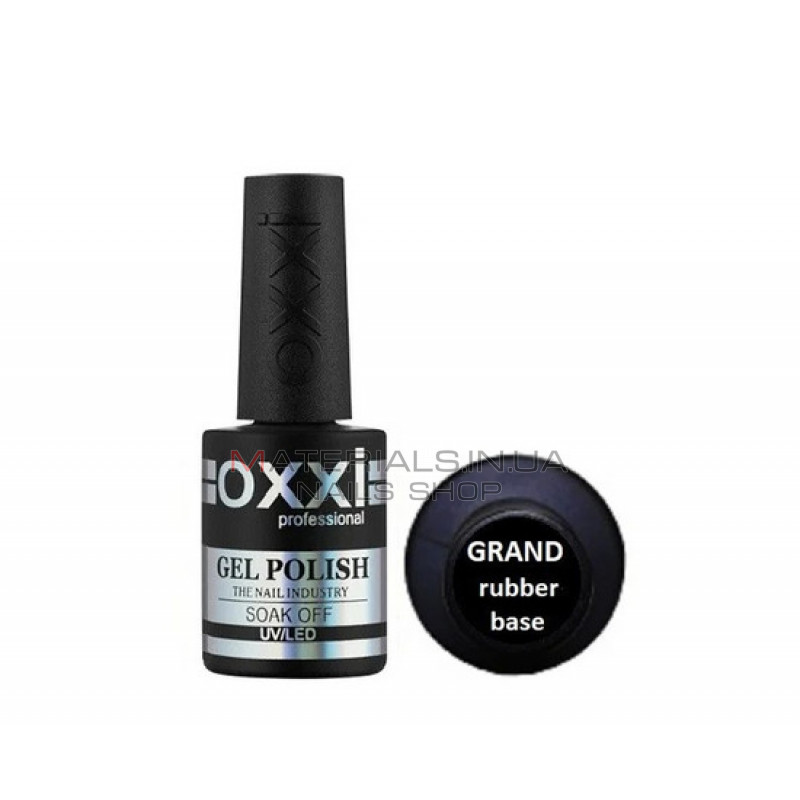 Каучукова база для гель-лаку Oxxi Grand Rubber Base, 10 мл