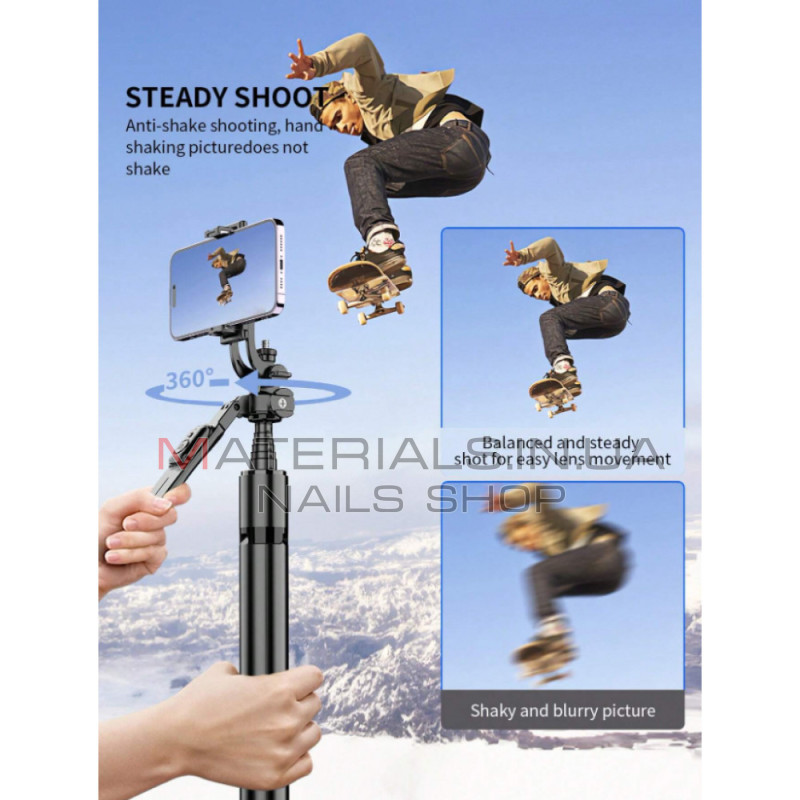 Монопод Tripod Veron VM20, Bluetooth-кнопка, 2,02 м
