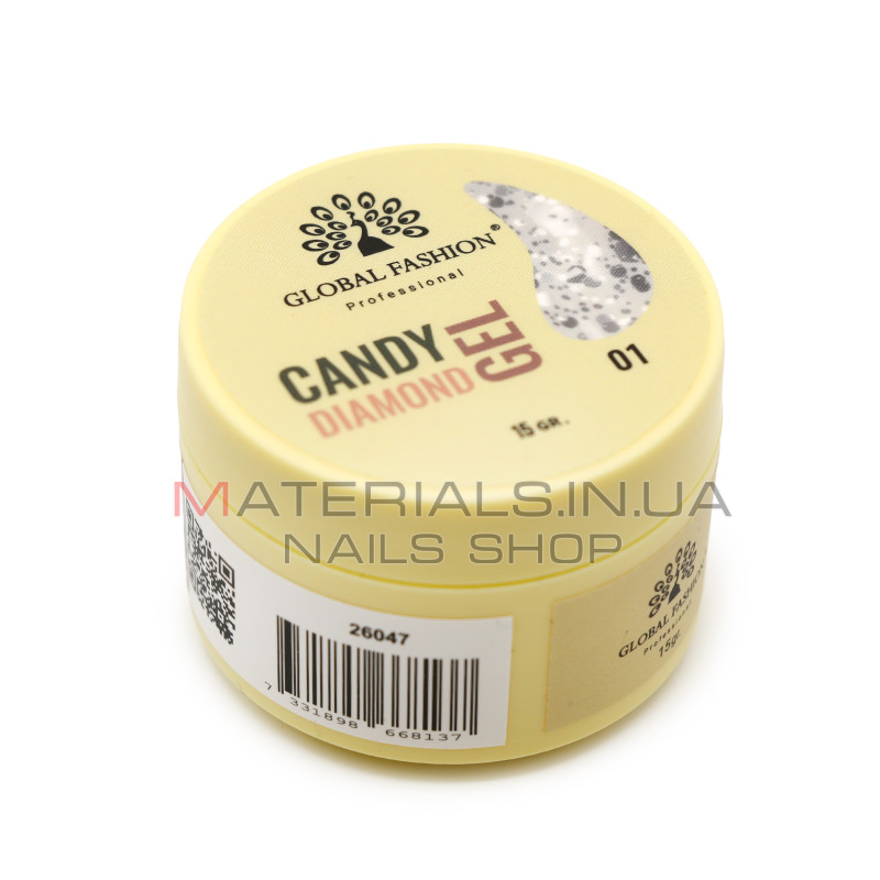 Гель для моделювання нігтів 15 г, Diamond Builder Gel 01