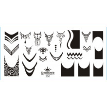 Диск для стемпінгу Designer металевий (12x6 см) №256