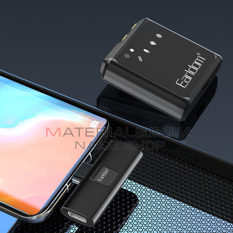 Бездротовий мікрофон для телефона Earldom ET-MC10C, USB-C