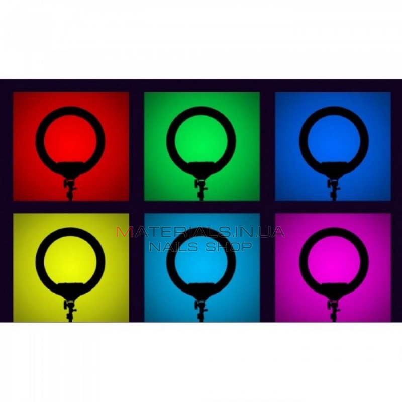 Лампа Кольцевая RGB LED (56 cm) ZB-56 COLOR BOX Лампа Кольцевая RGB LED (56 cm) ZB-56 COLOR BOX