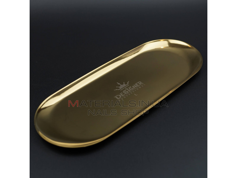 Металлический лоток для инструментов 30 х 12,4см. Дизайнер - L Gold