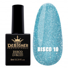 Светоотражающий гель-лак Disco Gel Polish Designer, 9 мл. №10