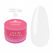Жидкий полигель (30 мл., в банке) Дизайнер К2 Milk Ice