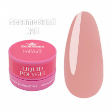 Жидкий полигель (30 мл., в банке) Дизайнер К20 Sesame Sand
