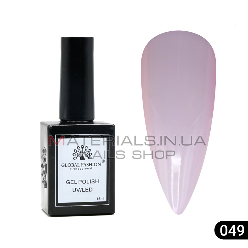 Гель лак Global Fashion, Gel polish 15 ml, 49