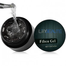 Fiber Gel для наращивания ногтей Lilly Beaute, 15 мл