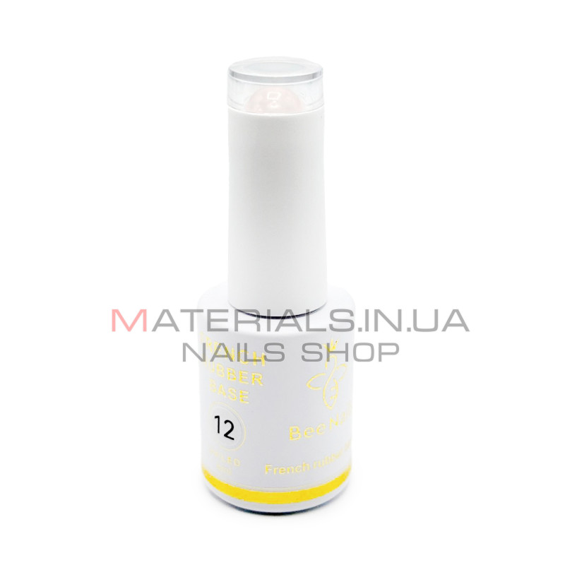 French Rubber base Hema free 12 Bee Nails, 8 ml