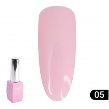 Кольорова френч база для гель лаку Global Fashion, Color French Base Coat 8 мл, 05