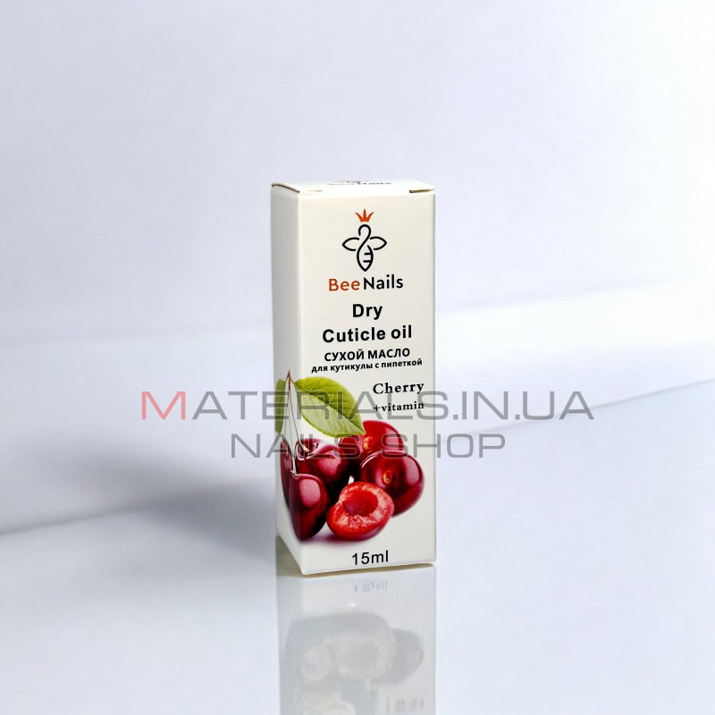 Сухе масло для кутикули BeeNails "Cherry", 15 мл