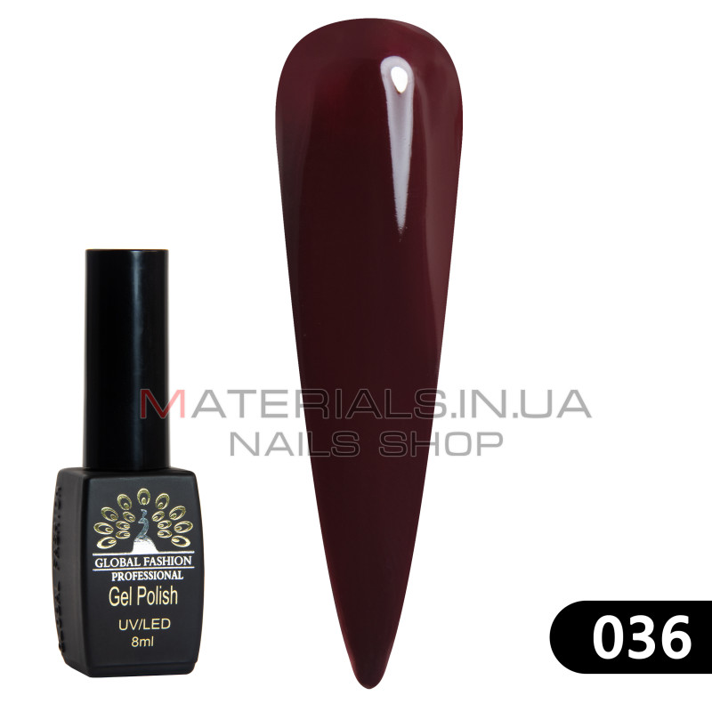 Гель лак BLACK ELITE 036, Global Fashion 8 мл