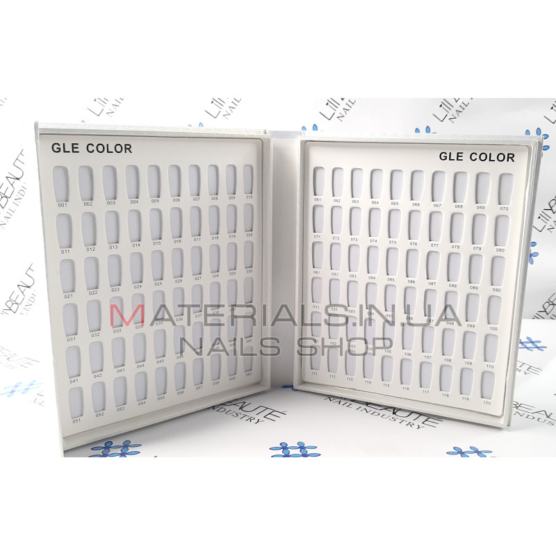 Палітра для гель-лаку на 120 кольорів nail gel color card