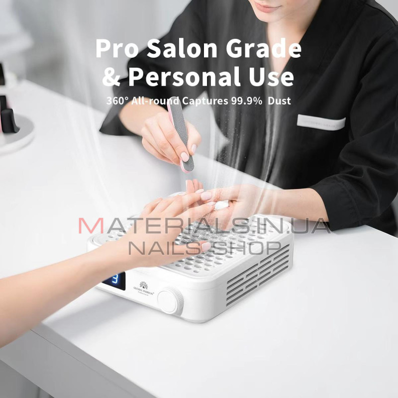 Витяжка для манікюру Global Fashion GFS-900 Pro (3800 об/хв), безщіткова турбіна