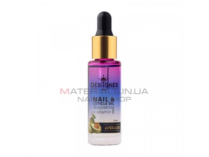 Олія для кутикули 10 мл. (Авокадо №11) - Nail&Cuticle oil від Дизайнер
