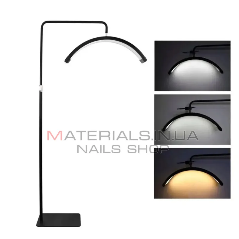 Бестеневая напольная LED-лампа HD-M6X (SP-006) — Черная, 60 см, 36 Вт