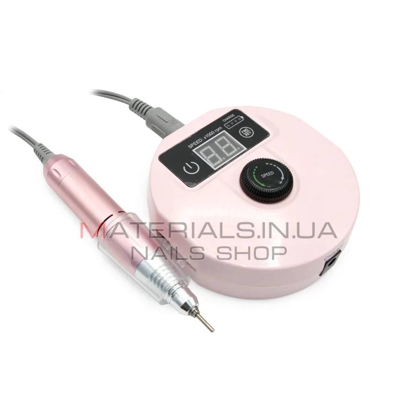 Аппарат для маникюра и педикюра ZS-226 pink, на аккумуляторе, 35000 об.