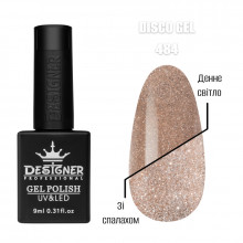 Светоотражающий гель лак Disco Gel 484 Дизайнер (9мл.)