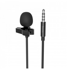 Микрофон для телефона 3.5mm Hoco L14 Lavalier — Black