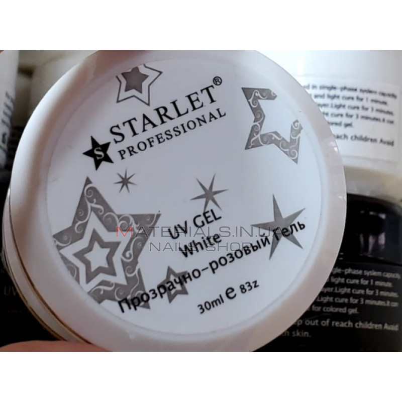 Гель Starlet Professional 30 мл White білий